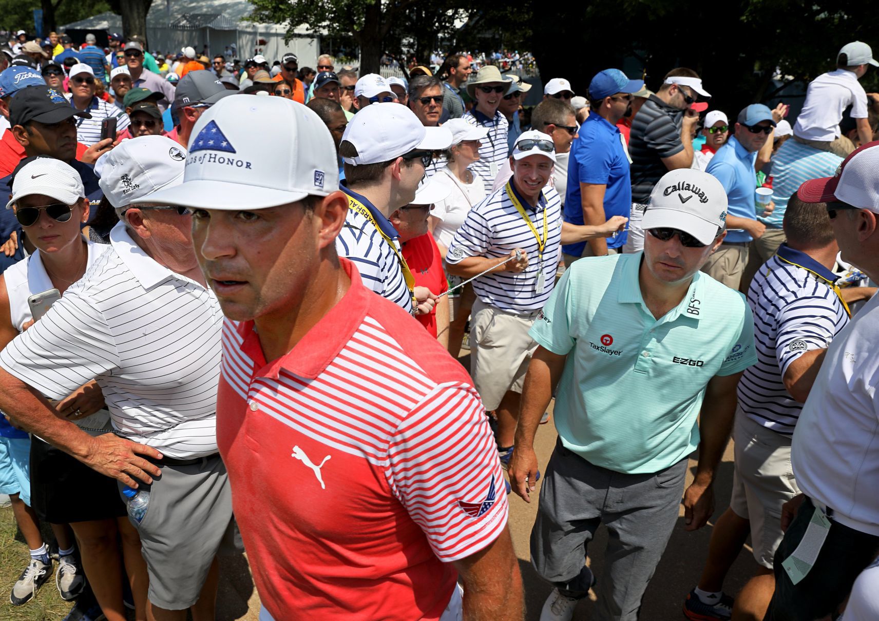 100th PGA Championship at Bellerive Country Club, round two